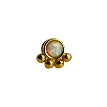 Load image into Gallery viewer, Circle Opal piercing