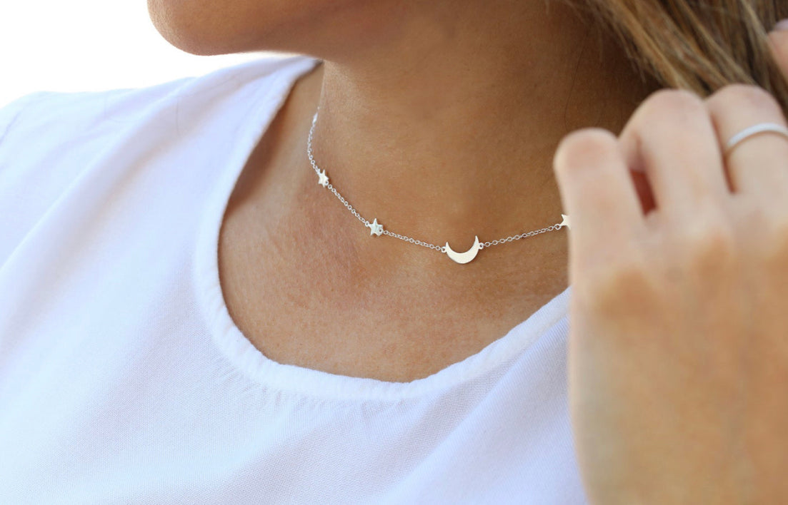 Moon deals star choker