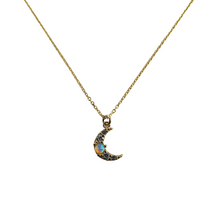 Load image into Gallery viewer, Opal Moon Necklace