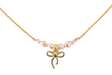 Load image into Gallery viewer, Pink Pearl Bow NK