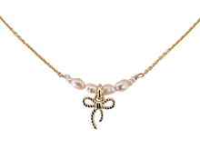 Load image into Gallery viewer, Pink Pearl Bow NK