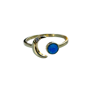 Opal Moon Ring #2