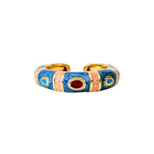 Load image into Gallery viewer, Blue Boho Ring