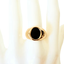 Load image into Gallery viewer, Blk Oval Signet RN