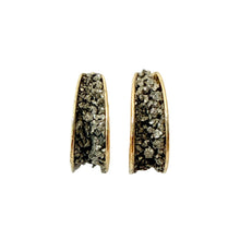 Load image into Gallery viewer, Pyrite Hammered Hoop