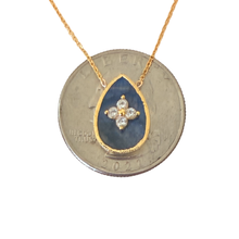 Load image into Gallery viewer, Labradorite Flower Drop NK