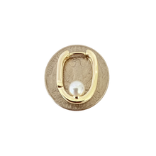 Load image into Gallery viewer, Balance Pearl Huggie