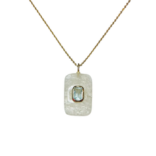 Load image into Gallery viewer, Rectangle Moonstone &amp; Blue Topaz