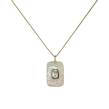 Load image into Gallery viewer, Rectangle Moonstone &amp; Blue Topaz
