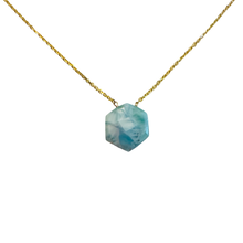Load image into Gallery viewer, Larimar Hex NK