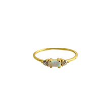 Load image into Gallery viewer, Rect Opal CZ RN