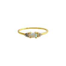 Load image into Gallery viewer, Rect Opal CZ RN