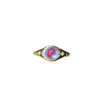 Load image into Gallery viewer, Blue Moonstone Planet Ring