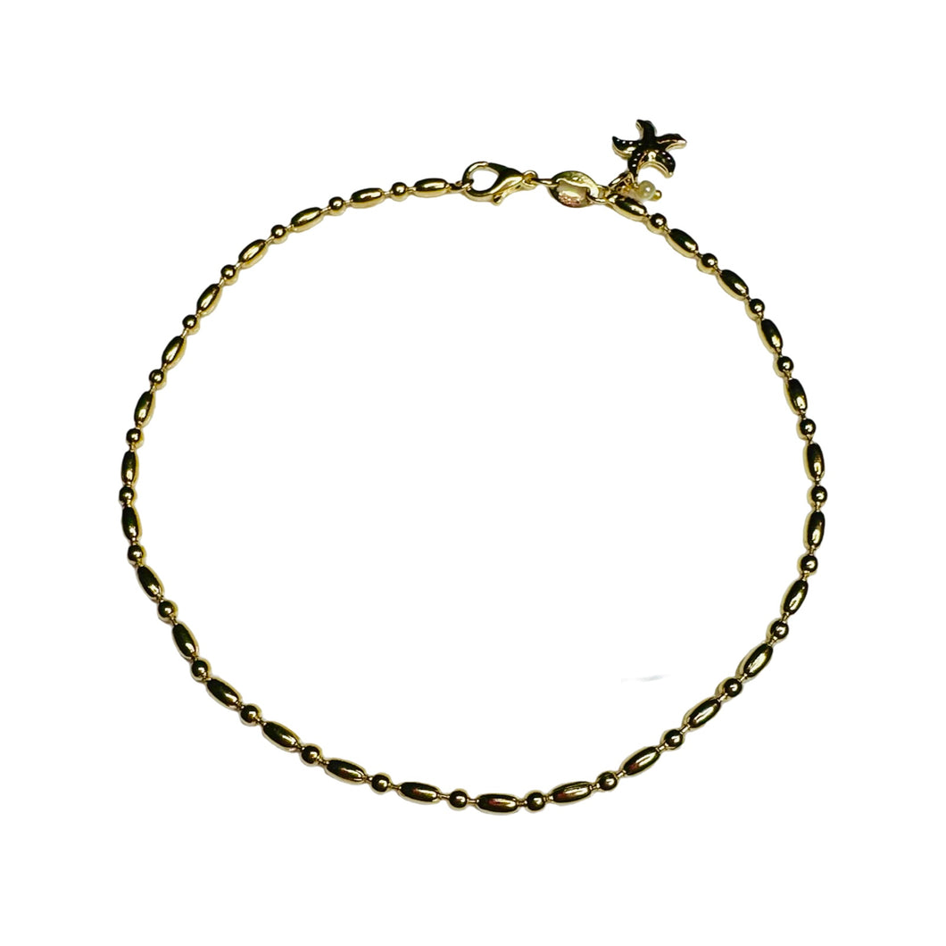 Starfish Rice Anklet
