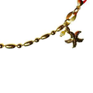 Starfish Rice Anklet
