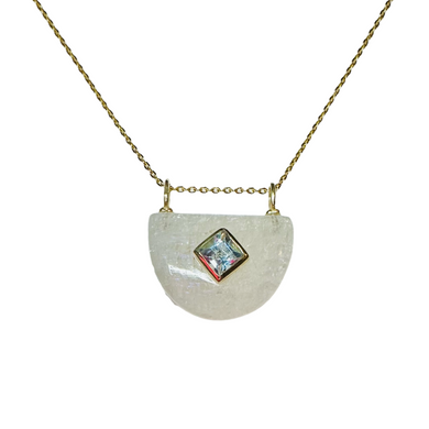 Moonstone U Blue Topaz NK