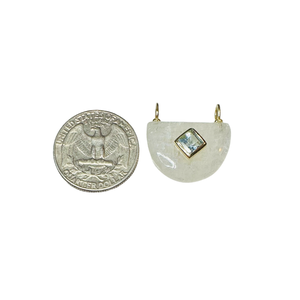 Moonstone U Blue Topaz NK