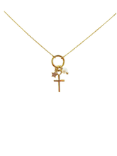 Load image into Gallery viewer, Multi Charm Cross NK