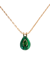 Load image into Gallery viewer, Goldfilled Mallaqite Drop NK