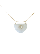 Load image into Gallery viewer, Moonstone U White Topaz NK