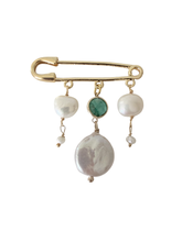 Load image into Gallery viewer, LIMITED EDITION BROOCH - Multi Pearl