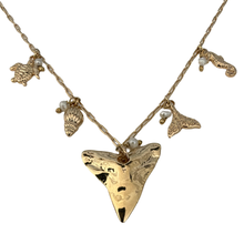 Load image into Gallery viewer, Ocean Shark Tooth Necklace