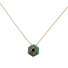 Load image into Gallery viewer, Blk Labradorite Hex NK