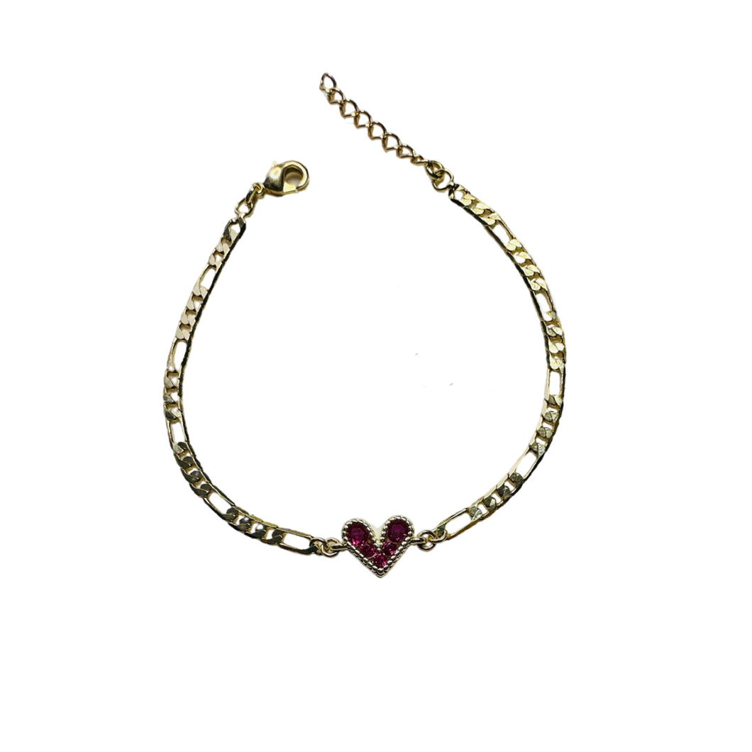 Goldfilled Heart Bracelet