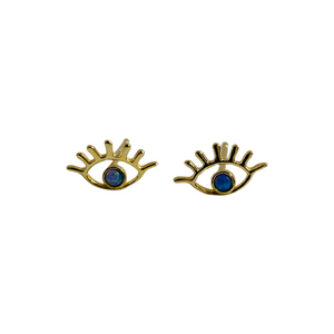 Opal Evil Eye Studs EA22051