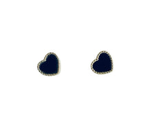 Load image into Gallery viewer, Blk Heart post EA20313