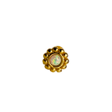 Load image into Gallery viewer, Opal Flower Piercing