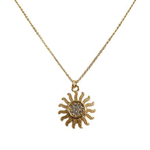 Load image into Gallery viewer, LG Cz  Sun necklace
