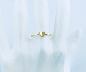 Plain Heart ring RN20247