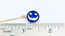 Load image into Gallery viewer, Blue Enamel Moon NK22077