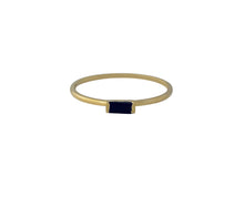 Load image into Gallery viewer, Blk Vertical Baguette ring RN20212