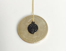 Load image into Gallery viewer, Blk O cz lariat NK20100