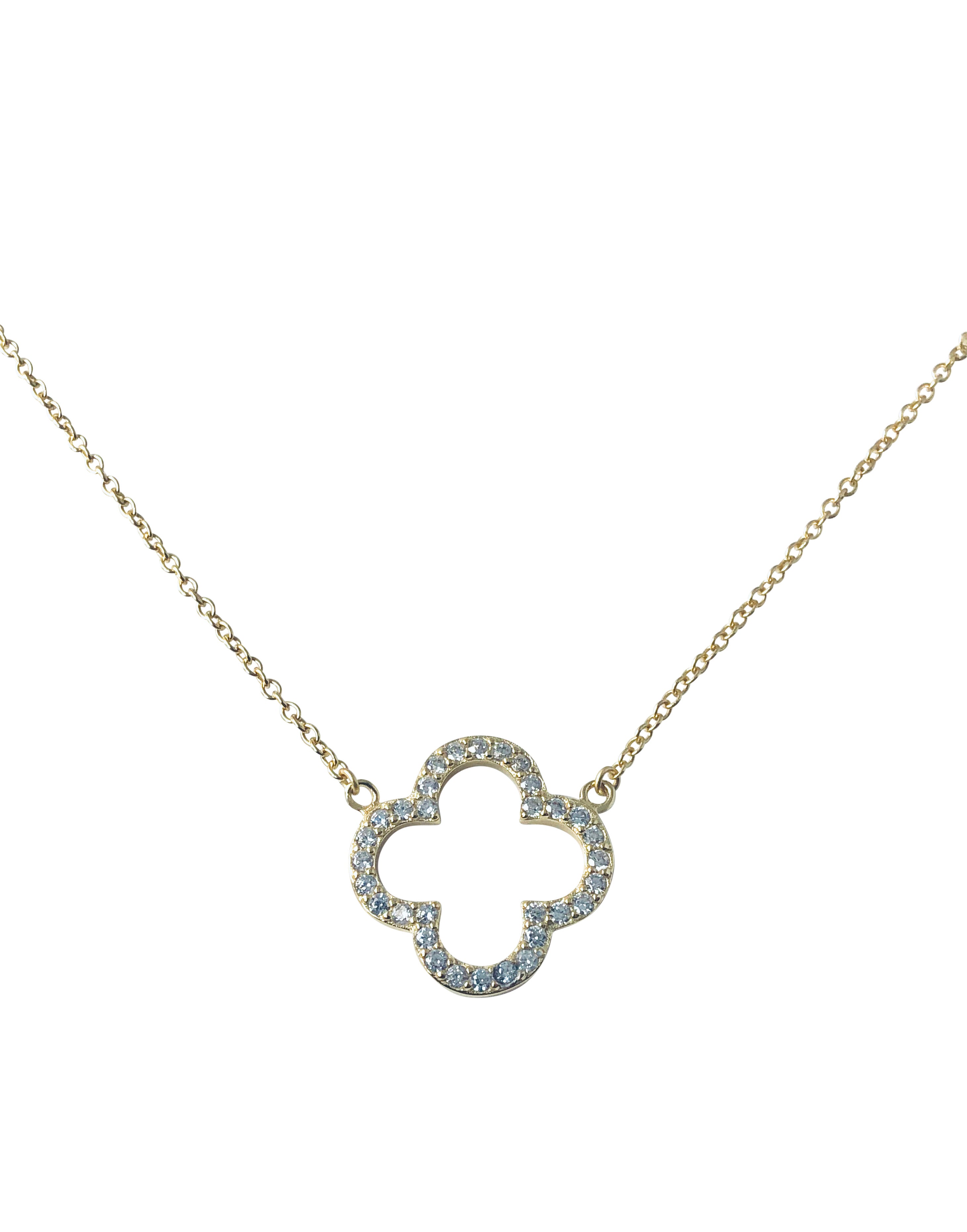 Cz Clover Outline NK20449 – Modern Opus- 11:11 Angels
