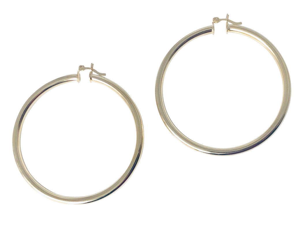 Lg Thick Goldfilled hoop EA20090