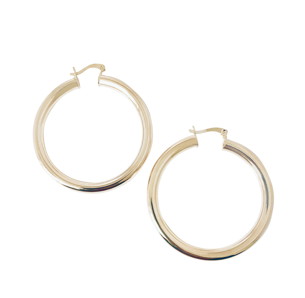Sm Thick Goldfilled hoop EA20157